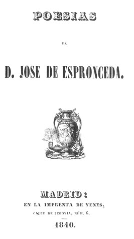 José de Espronceda
