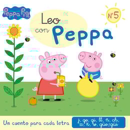 Peppa Pig. Lectoescritura - Leo con Peppa. Un cuento para cada letra: j, ge, gi, ll, ñ, ch, x, k, w, güe-güi