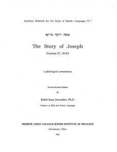 The Story of Joseph (Genesis 37; 39-47)