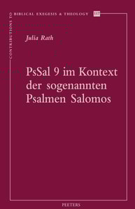 PsSal 9 im Kontext der sogenannten Psalmen Salomos