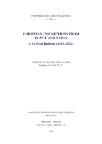 Christian Inscriptions from Egypt and Nubia