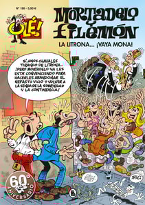 Mortadelo y Filemón. La litrona... ¡Vaya mona! (Olé! Mortadelo 198)