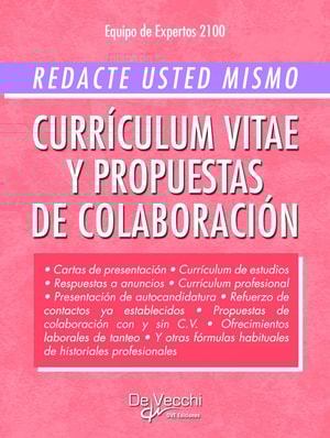 Redacte usted mismo currículum vitae y propuestas de colaboración