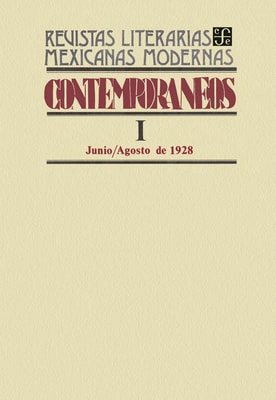 Contemporáneos I, junio-agosto de 1928