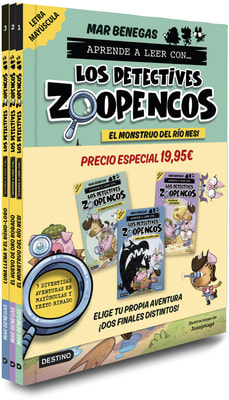 Pack Aprender a leer con... ¡Los Detectives Zoopencos! 1, 2 y 3