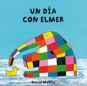 Elmer. Libro de cartón - Un día con Elmer