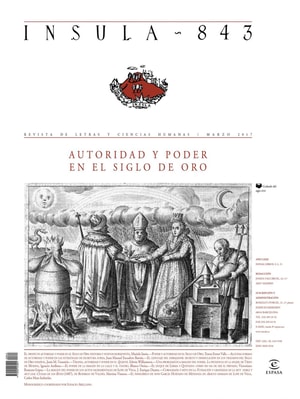 Autoridad y poder en el Siglo de Oro (Ínsula n° 843, marzo de 2017)