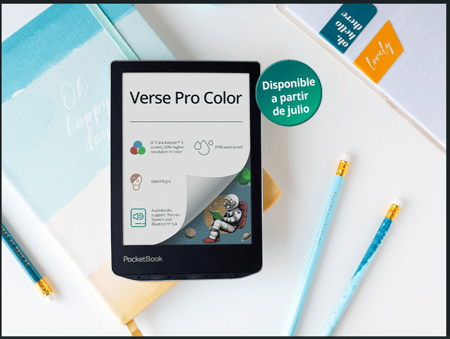 Ya está a la venta en PocketBook Verse Pro Color