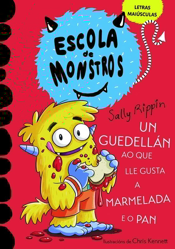 Escola de monstros. Un guedellán ao que lle gusta a marmelada e o pan