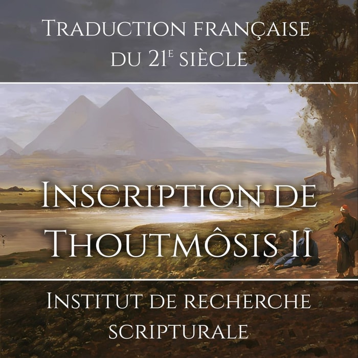 Inscription de Thoutmôsis II