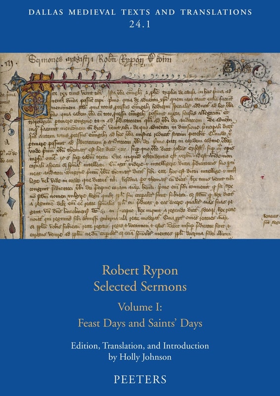 Robert Rypon, Selected Sermons. Volume 1