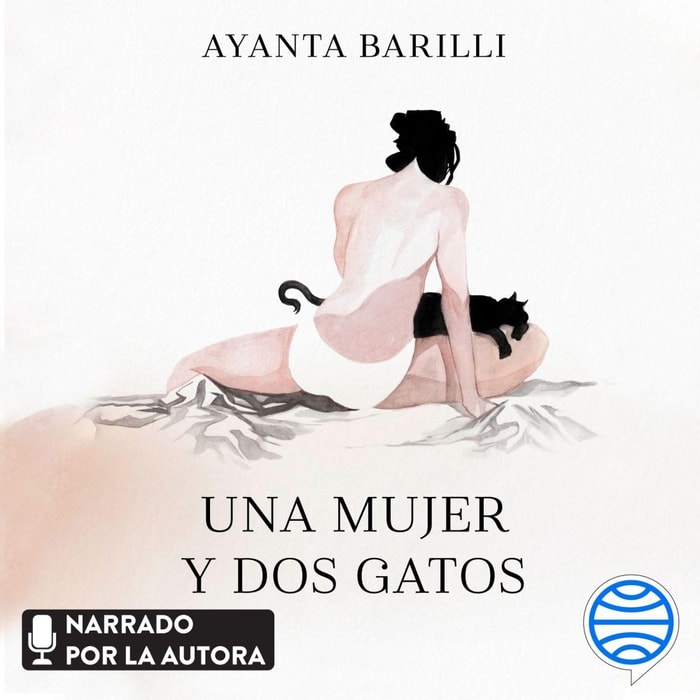 Una mujer y dos gatos