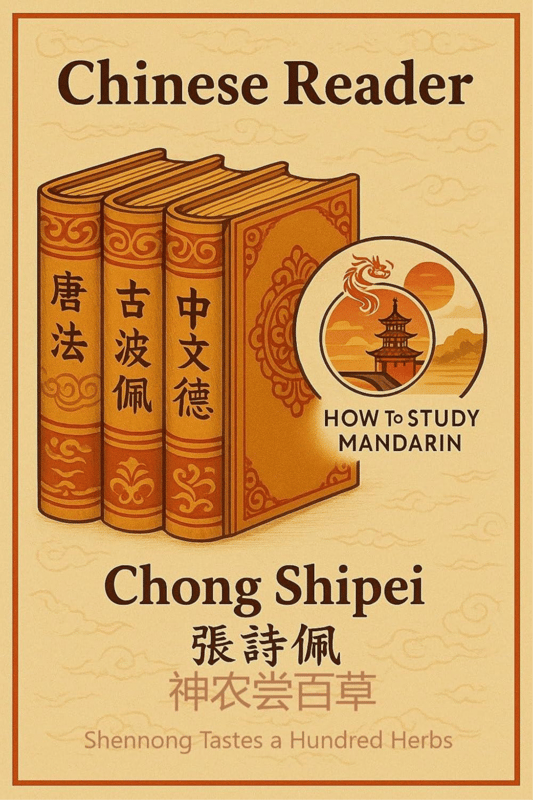 Chinese Reader Shennong Tastes a Hundred Herbs