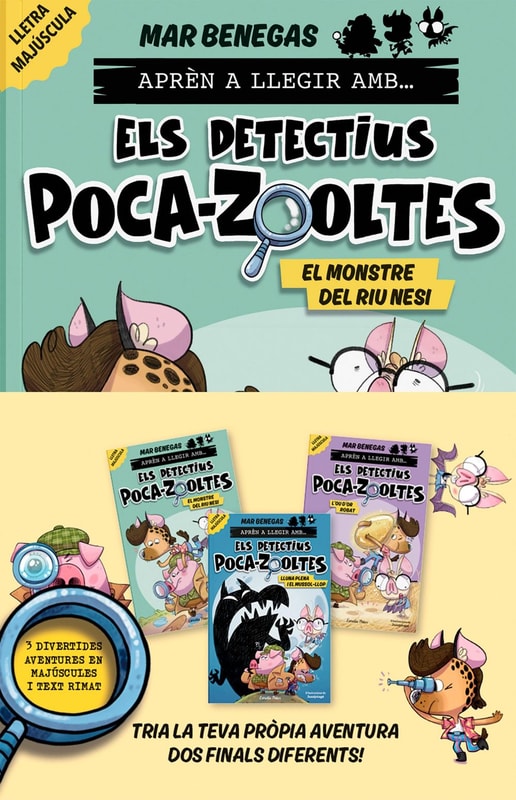 PACK Aprèn a llegir amb... Els detectius Poca-zooltes! 1,2 i 3