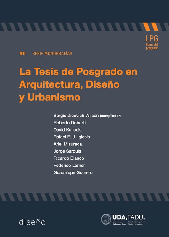 La tesis de posgrado en arquitectura, diseño y urbanismo