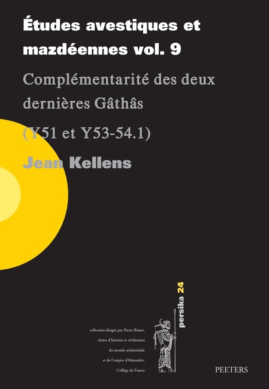 Etudes avestiques et mazdeennes vol. 9