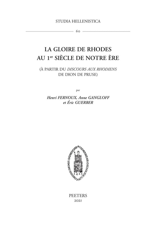 La gloire de Rhodes au 1er siecle de notre ere (a partir du Discours aux Rhodiens de Dion de Pruse)