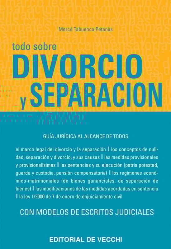 Todo sobre divorcio y separación
