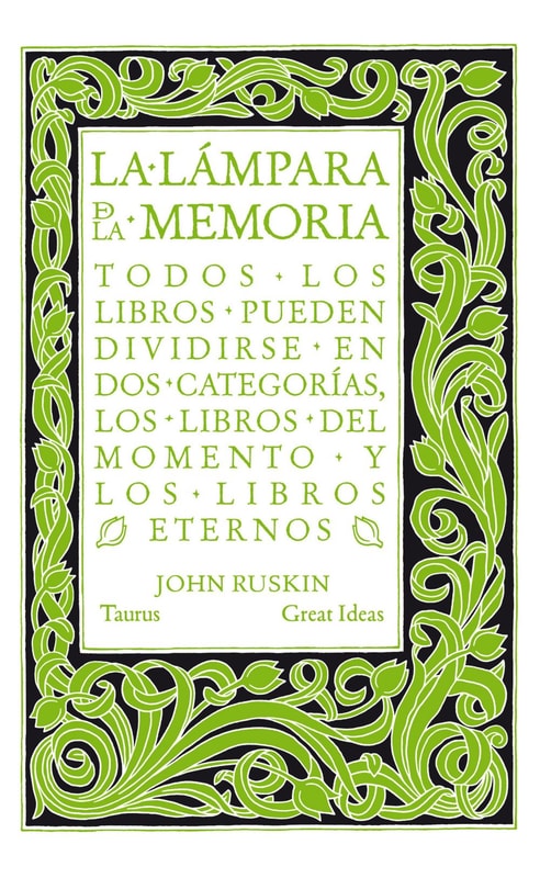 La lámpara de la memoria (Serie Great Ideas)