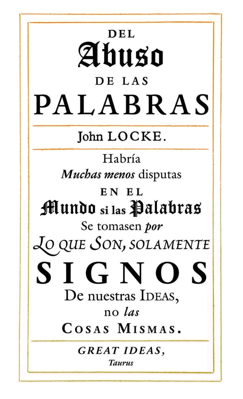 Del abuso de las palabras (Serie Great Ideas)