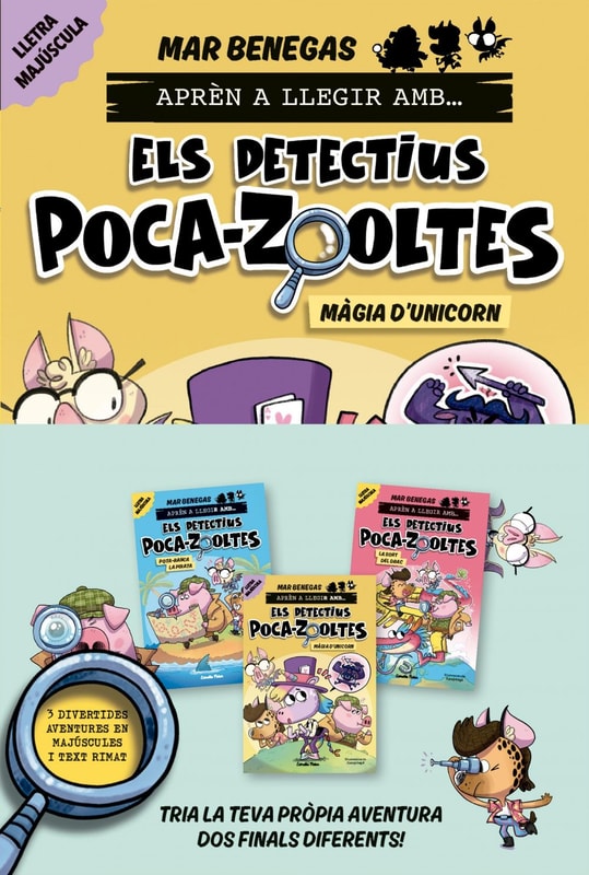 PACK Aprèn a llegir amb... Els detectius Poca-zooltes! 4,5 i 6
