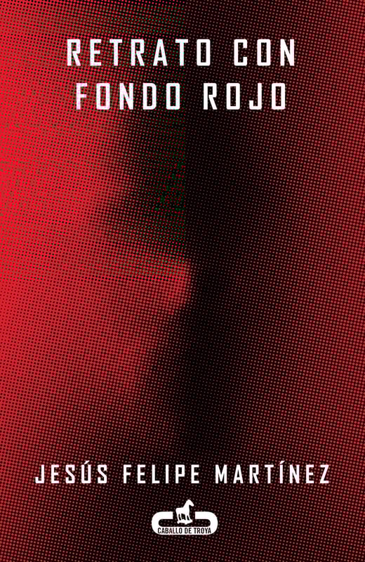 Retrato con fondo rojo