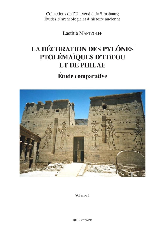 La decoration des pylones ptolemaiques d'Edfou et de Philae. Etude comparative