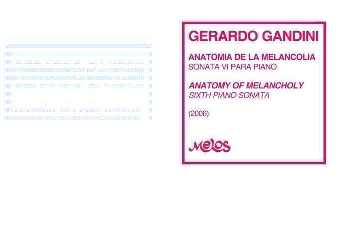 Anatomía de la melancolía