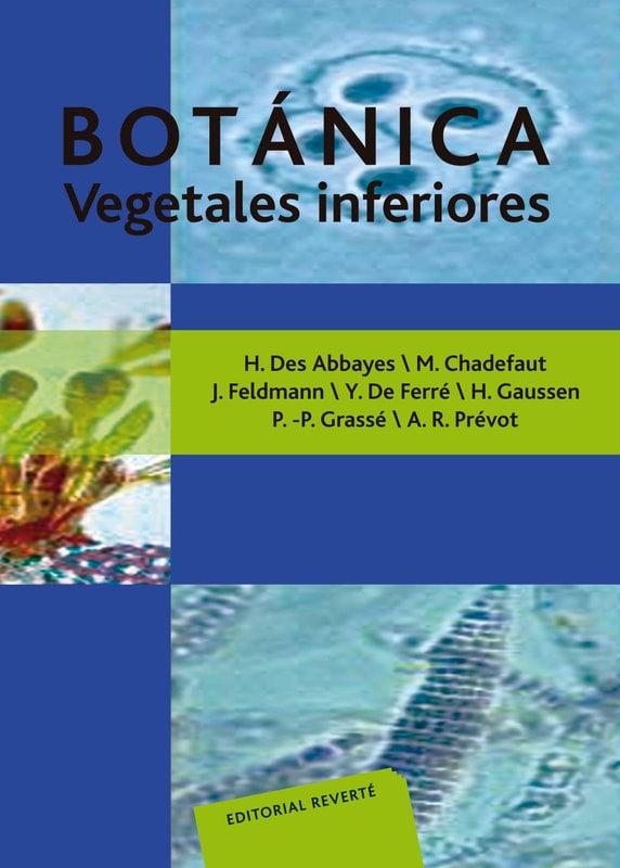 Botánica. Vegetales inferiores