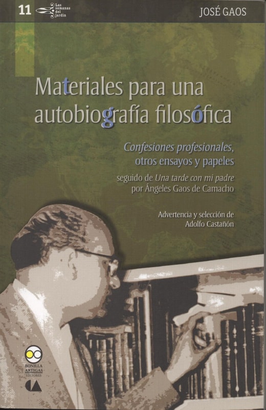 Materiales para una autobiografía filosófica