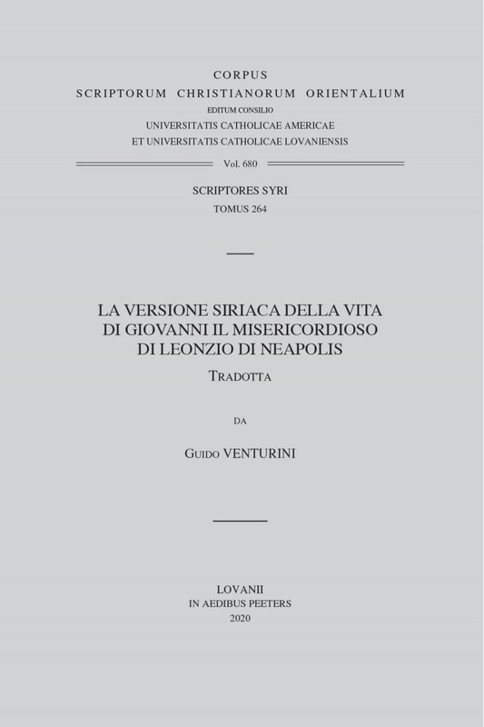 La versione siriaca della Vita di Giovanni il Misericordioso di Leonzio di Neapolis