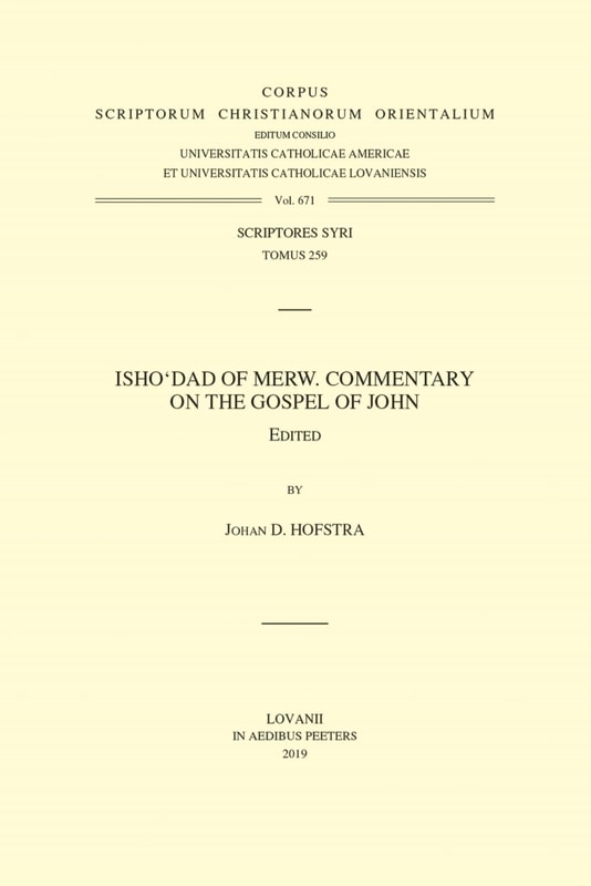 Isho'dad of Merw. Commentary on the Gospel of John