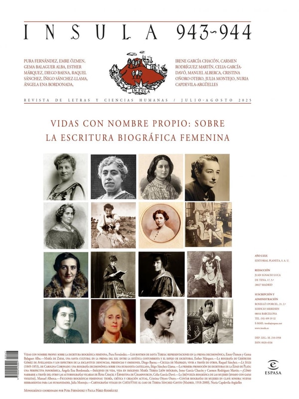 Vidas con nombre propio: sobre la escritura biográfica femenina