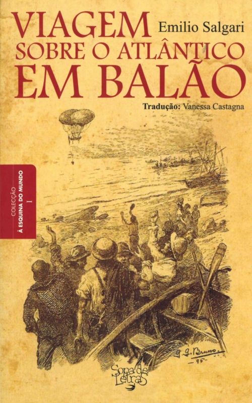 Viagem sobre o Atlantico em Balão