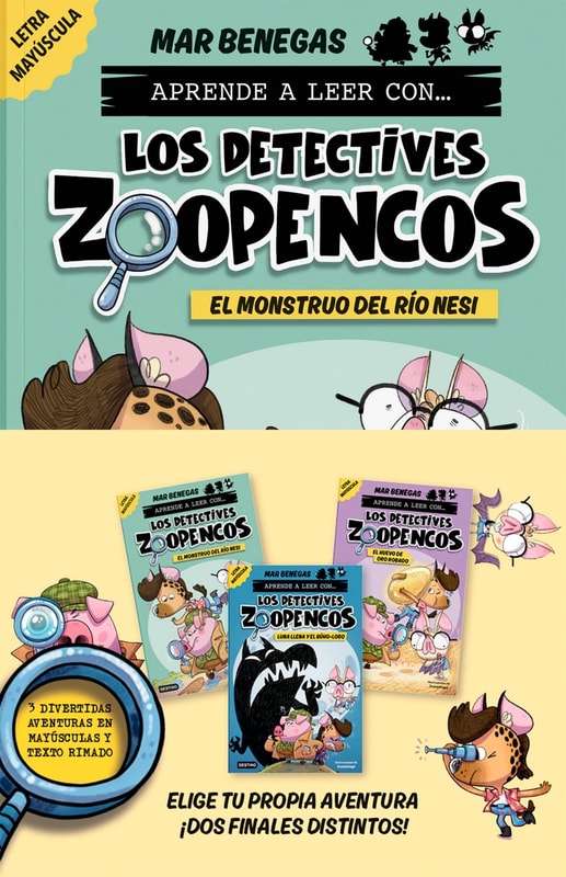 Pack Aprender a leer con... ¡Los Detectives Zoopencos! 1, 2 y 3