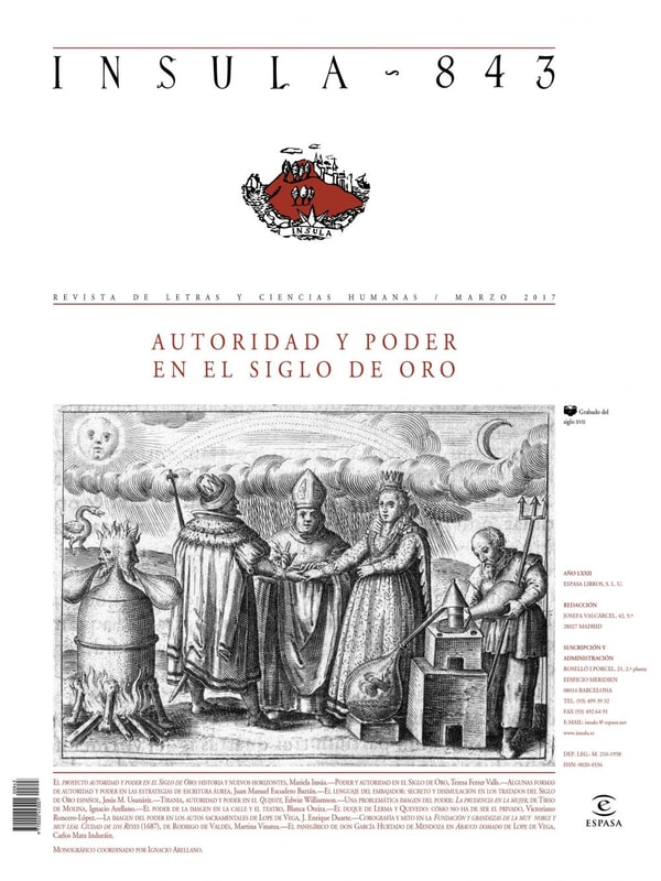 Autoridad y poder en el Siglo de Oro (Ínsula n° 843, marzo de 2017)