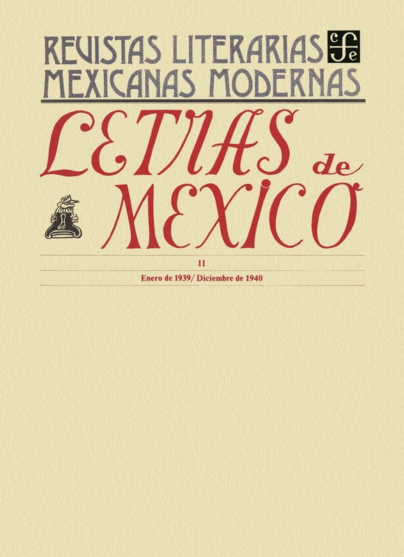 Letras de México II, enero de 1939 - diciembre de 1940