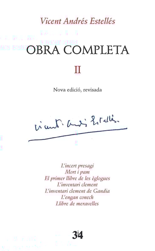 Obra completa, 2