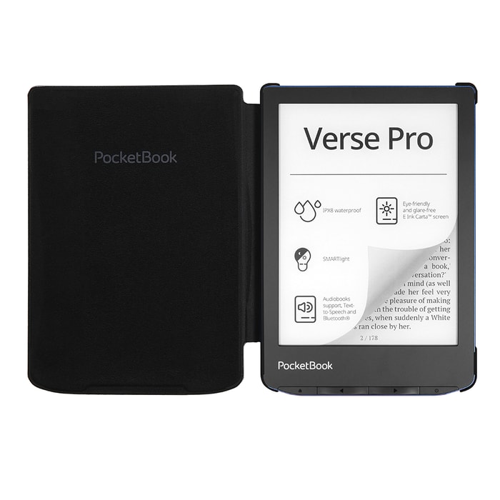 Funda 6" Shell negra para e-readers de la serie Verse
