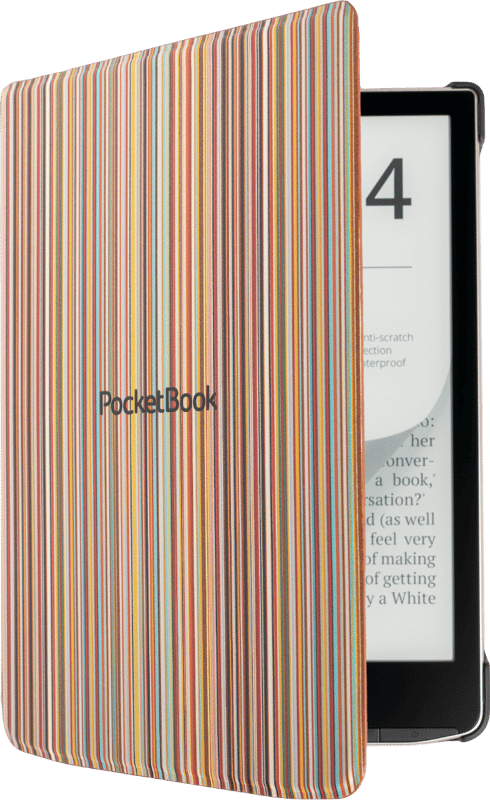 Funda 7,8" Shell a rayas de colores compatible con los modelos InkPad 4, Color 2 y Color 3