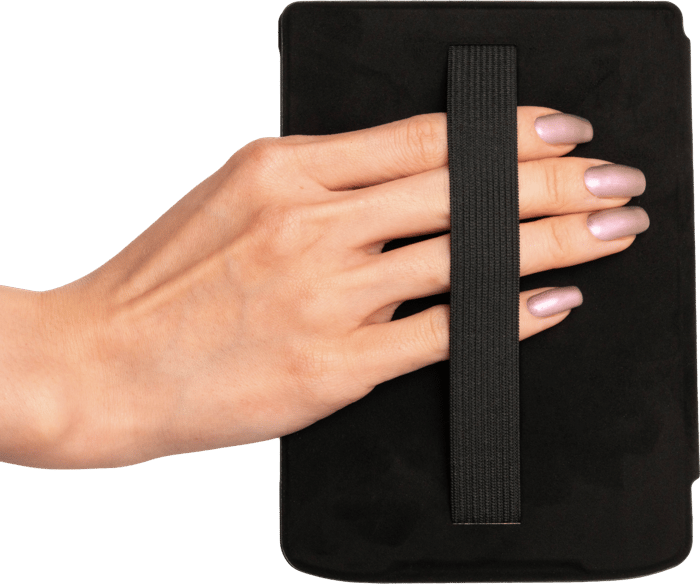 Funda 6" Shell negra con sujeción para e-readers de la serie Verse