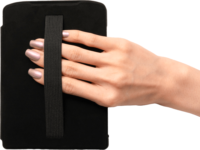 Funda 6" Shell negra con sujeción para e-readers de la serie Verse