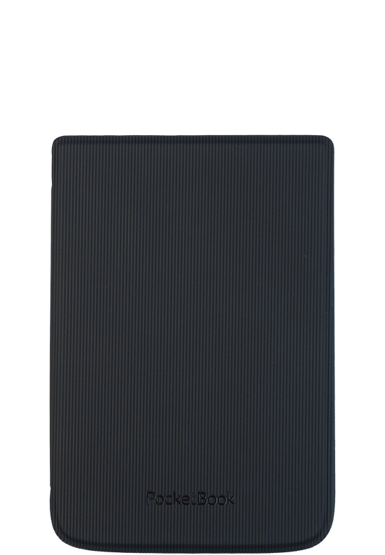 Funda Shell negra a rayas para el PocketBook Basic Lux 4