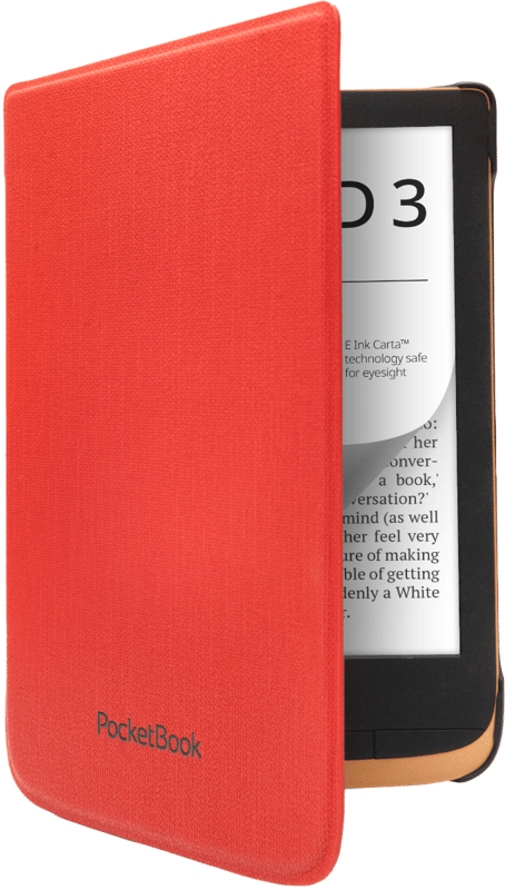 Funda 6" Shell roja para el Basic Lux 4 y PocketBook Color