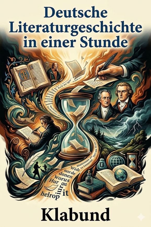Deutsche Literaturgeschichte in einer Stunde / Von den ältesten Zeiten bis zur Gegenwart