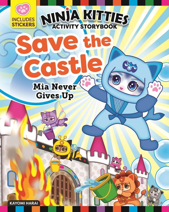 Ninja Kitties Save the Castle Activity Storybook