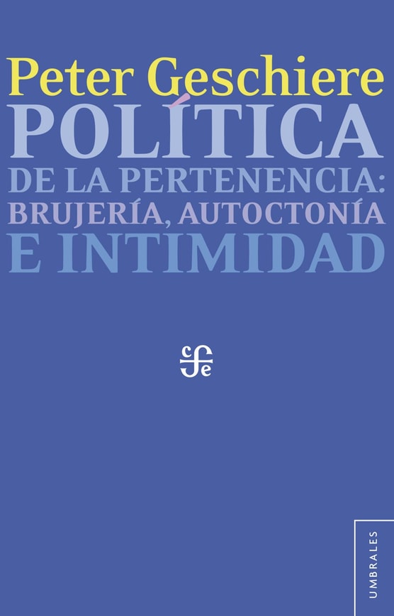 Política de la pertenencia