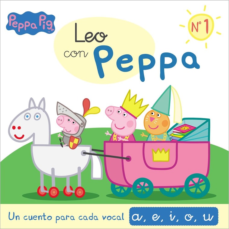 Peppa Pig. Lectoescritura - Leo con Peppa. Un cuento para cada vocal: a, e, i, o, u