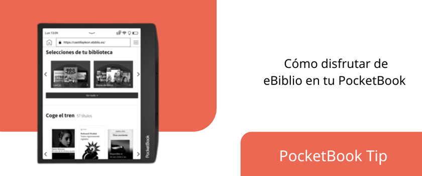 Cómo disfrutar de eBiblio en tu PocketBook