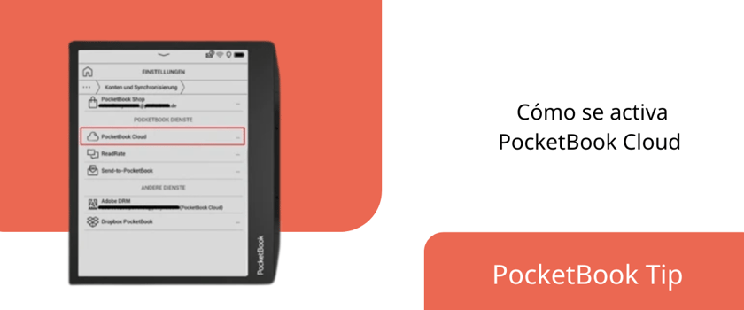 Cómo se activa PocketBook Cloud